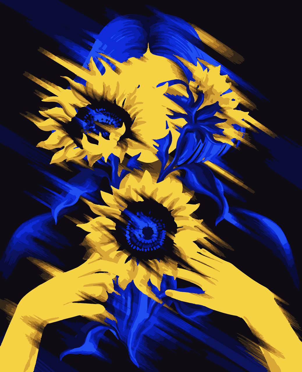 Картина за номерами "Соняхи @pollypop92" 40*50 см