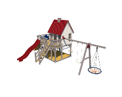 Дитячий ігровий комплекс Принц та Принцеса 980x690 см (Kidigo ТМ)