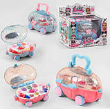 Косметика MY 30088 D-197-198 (60/2) 2 кольори, 5 відтінків тіней, 2 флакончики лаку, блиск для губ, Лол, фото 2