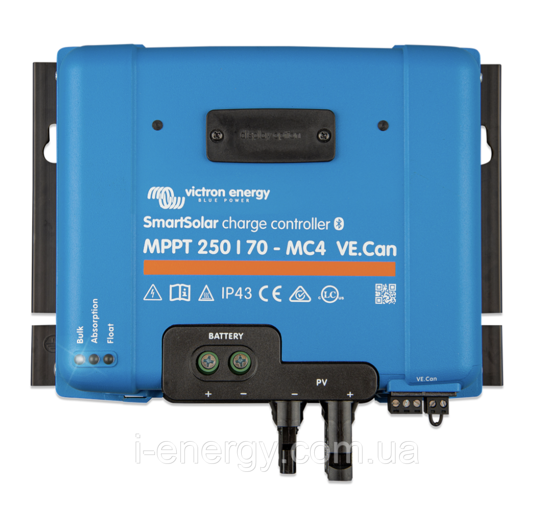 Сонячний контролер заряду SmartSolar MPPT 150/70-MC4 VE.Can Bluetooth SCC115070511 Victron Energy 150В 70А