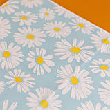 Подарункові пакети з принтом 150*90*240 маленькі Пакети подарункові яскраві Крафт пакет з кольоровим принтом Ромашки, фото 10