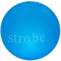 Іграшка для собак Planet Dog Strobe Ball Blu (Стробе Болл) палаючий м'яч блакитний d=7см (pd68804)