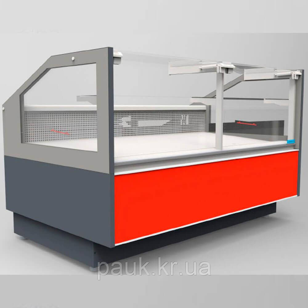 Вітрина холодильна кубічна GRACIA 1,25(0…+8), на мікроліфтах, статичне охолодження, боковина склопакет, фото 1