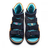 Ортопедичні босоніжки для хлопчика з високим задником Theo Leo 998 розмір 21-36, фото 3