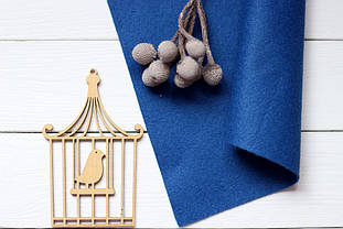 Фетр американський м'який 1,5 мм для рукоділля і творчості 92*91см 0564 Deep Sea Blues Глибокий морський блюз