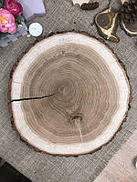 Спил дуб подставка 33-36 см толщина 40 мм