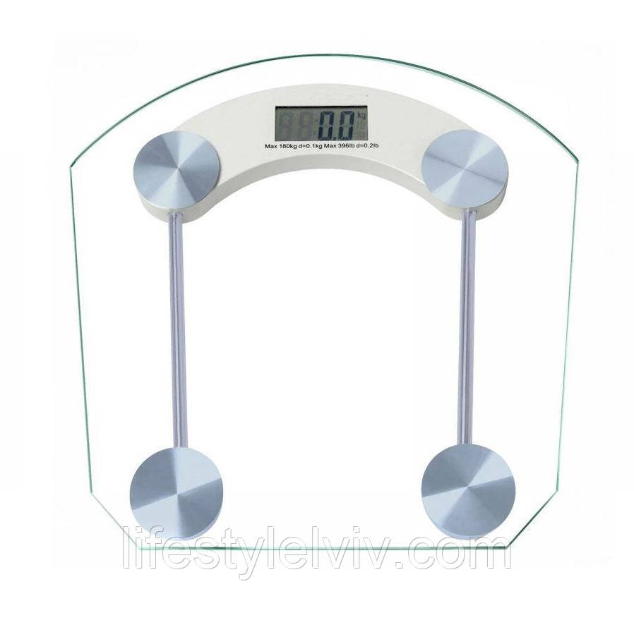 Електронні ваги до 180 кг AT-2003B / Скляні цифрові ваги, фото 1