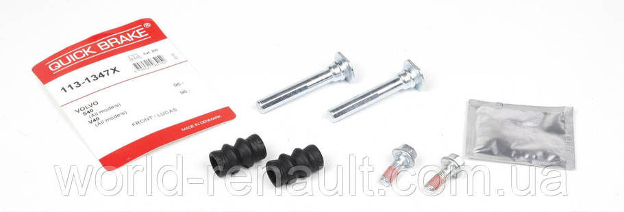 QUICK BRAKE (Данія) 113-1347X — Рем-кт напрямних переднього супорту на Рено Трафік II з 2001 р., фото 1