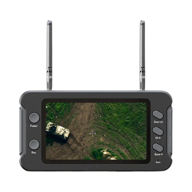 FPV-монітор приймач 5.8 ГГц 40Ch MIMO з DVR реєстратором RunCam SKY-2D, IPS екран 800х480