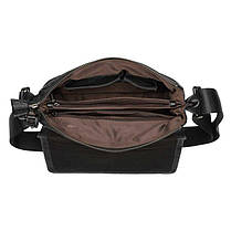 Сумка чоловіча шкіряна Bags4life 9079 мала чорна, фото 3