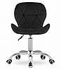 Крісло офісне Homart Blum велюр чорний (9685), фото 2