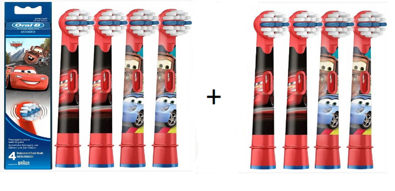 Змінні насадки для дитячої зубної щітки Oral-B Stages Power 8шт в упаковці