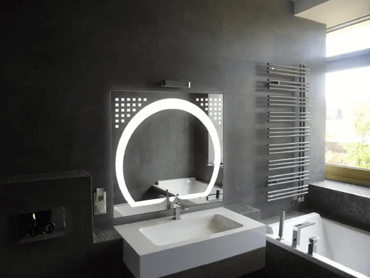 Дзеркало LED (80*80*2,5см) vz-d49