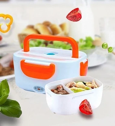 Ланчбокс із підігрівом, Ланчбокс електричний The Electric Magic Lunch Box на 2 відділення, Судок — контейнер