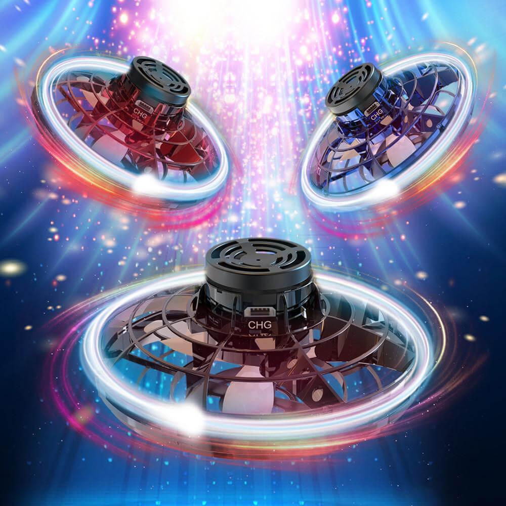 Летюча спинер FLYNOVA Flying Fidget Spinner іграшка-антистрес з підсвічуванням LED