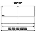 Холодильна вітрина GRACIA FG 1,25(0…+8°C), з формованою боковиною, торгова вітрина, статичне охолодження, фото 3