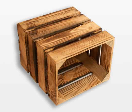 Ящик дерев'яний обпалений 30x25x33 см
