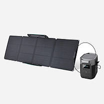 Зарядна станція EcoFlow DELTA 1260 Вт/год EFDELTA1300-EU із сонячною панеллю 160W Solar Panel EFSOLAR160W EF3, фото 2