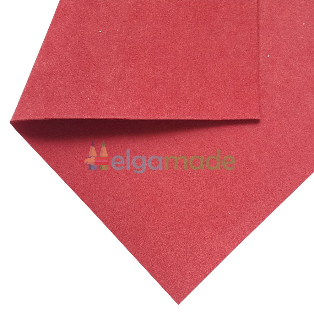 Замша двостороння ЧЕРВОНА, 20x27, Китай, фото 1