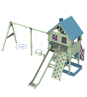 Детский игровой комплекс Sweet Home 730х550 см (Kidigo ТМ)