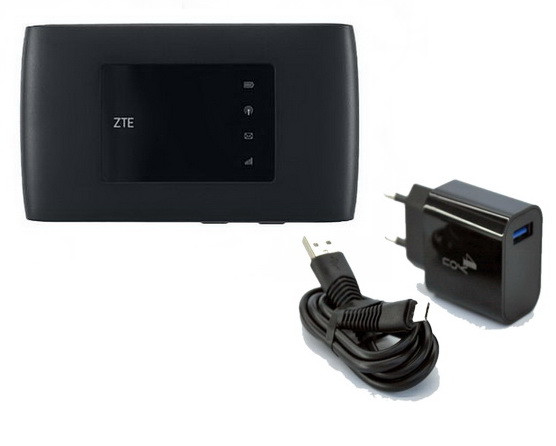 4G роутер ZTE MF920U Black з роз'ємами для MIMO антен + ЗП, фото 1
