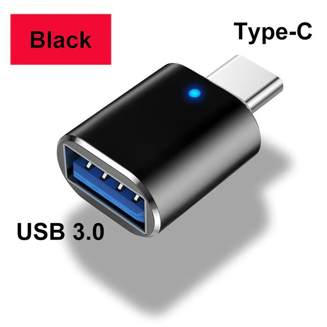 Адаптер UTM USB/ Type-C USB 3.0 Black