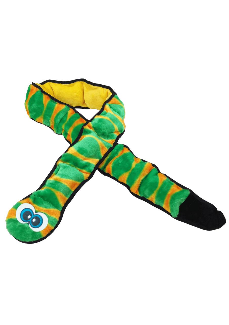 Іграшка для собак Outward Hound Invincibles Snakes (Непереможна Змія-пищалка) зелена 178 см (oh32067), фото 1