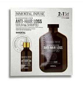 Набір проти випадіння волосся Immortal Infuse Anti-Hair Loss Shampoo 2в1
