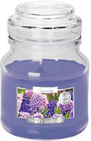 Свеча ароматизированная фиолетовый сад Bispol 10 см (snd71-343)