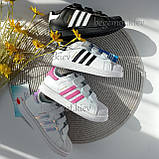 Дитячі кеди  Адідас Суперстар Adidas superstar 22 Перламутр, фото 4