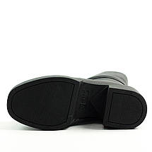 Черевики на підборах Guero 192603 40 Чорні шкіра 36, фото 4