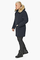 Парку тепла чоловіча серо-синя на зиму модель 58555 50 (L) 52 (XL), фото 3