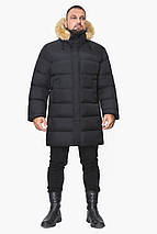 Зимова куртка чоловіча чорна великого розміру модель 53900, фото 3