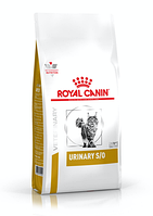 Сухой диетический корм Royal Canin Urinary S/O для кошек при лечении мочекаменной болезни 1.5 кг