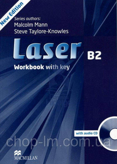 Laser B2 Third Edition Workbook with Key and CD Pack (традь із відповідьми та диском)