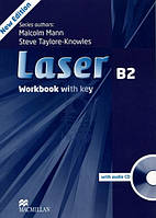 Laser B2 Third Edition Workbook with Key and CD Pack (тетрадь с ответами и диском)