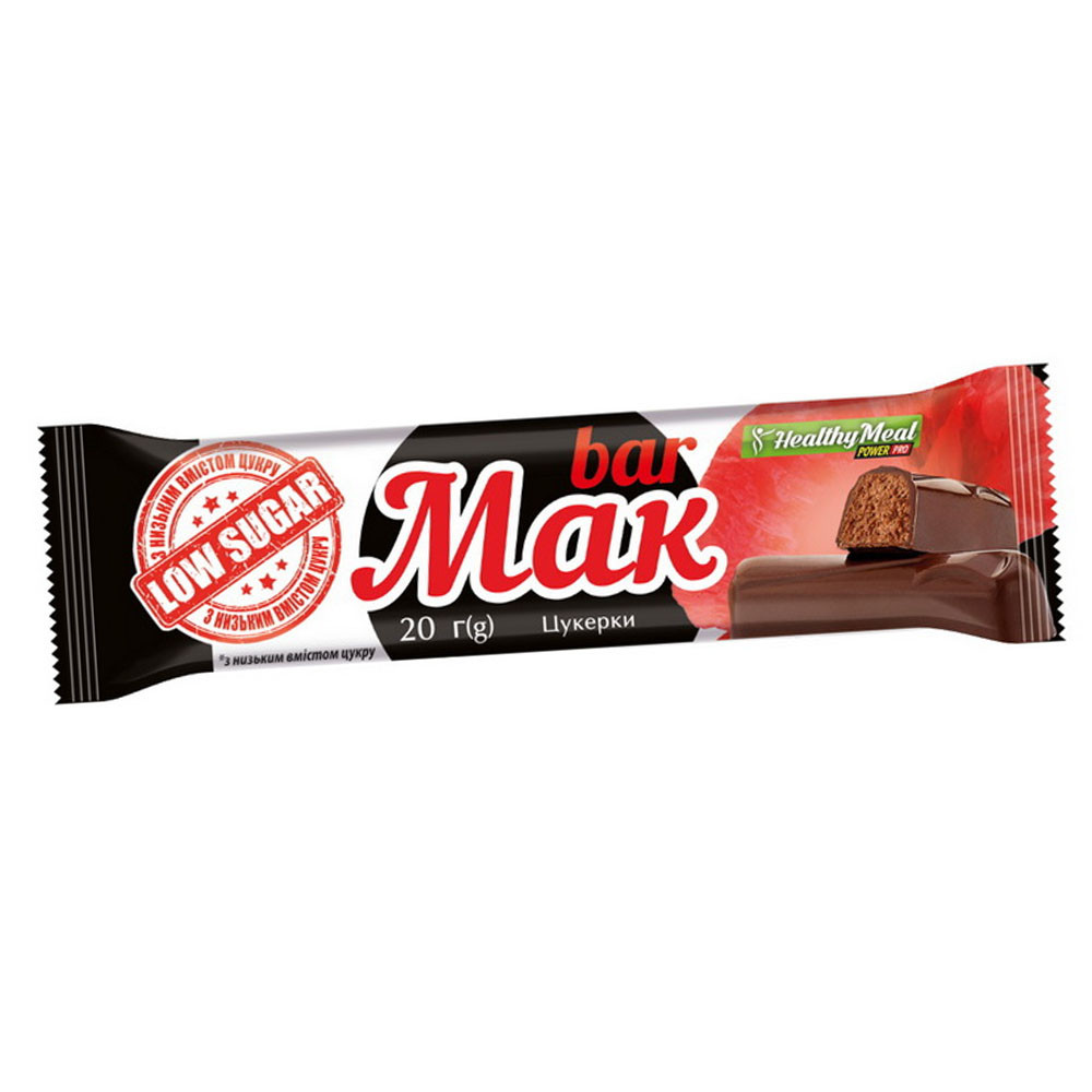 Протеїнові міні-батончики Power Pro Mix Bar 20 x 20 г Мак