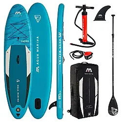 Дошка надувна сап Aqua Marina Vapor 10′4″, надувні SUP дошки ширина дошки 78 см, сап дошка довжина 315 см
