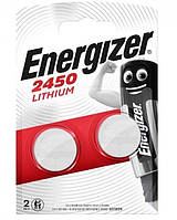 Дисковая батарейка ENERGIZER Lithium Cell 3V CR2450 (2шт)