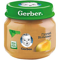 Пюре Gerber фруктове Груші Вільямс з 6 місяців 80 г (7613033513237)