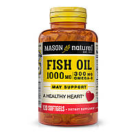 Жирные кислоты Mason Natural Fish Oil 1000 mg Omega 300 mg, 120 капсул