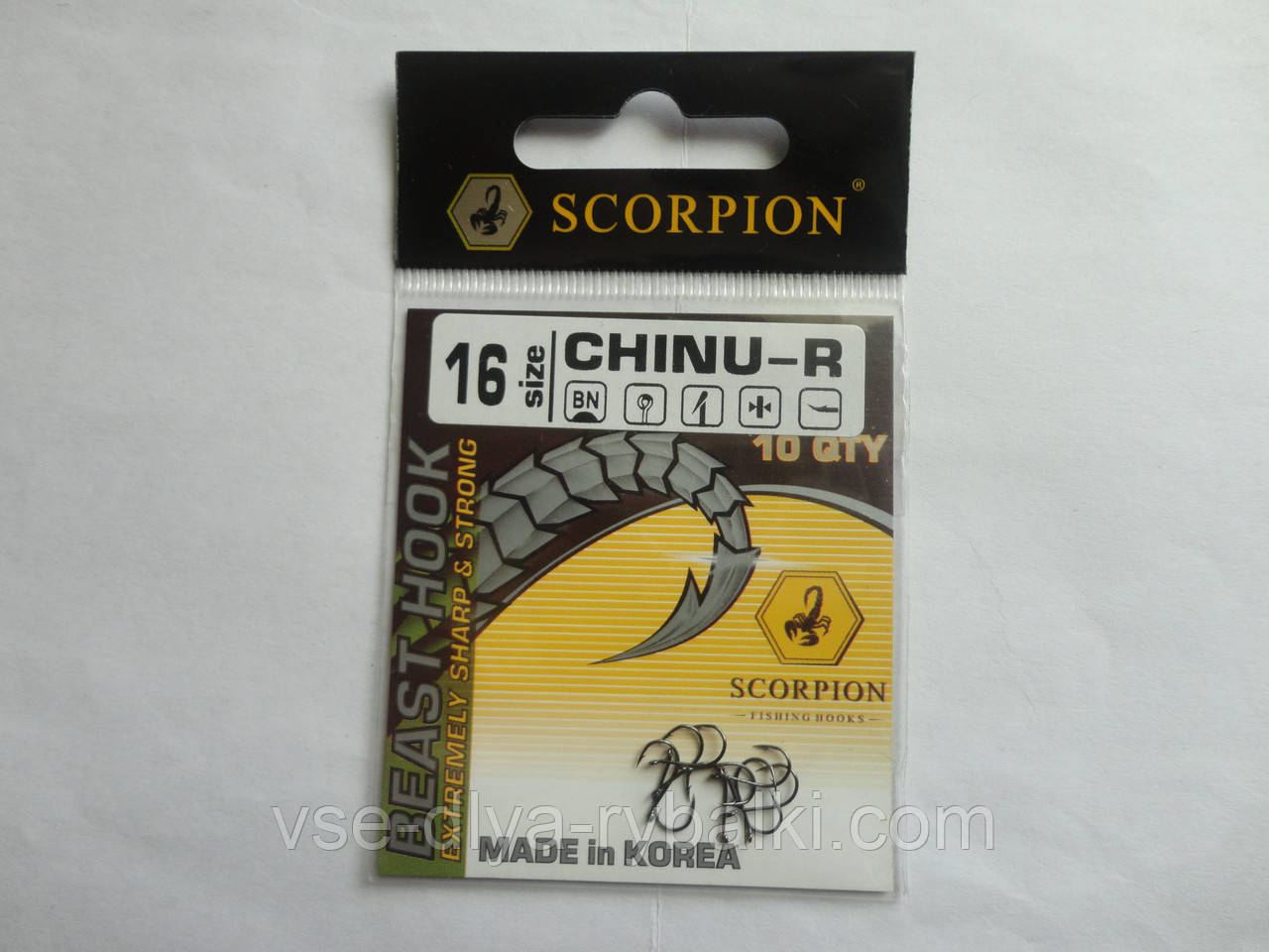 Гачок Scorpion Chinu-R №16