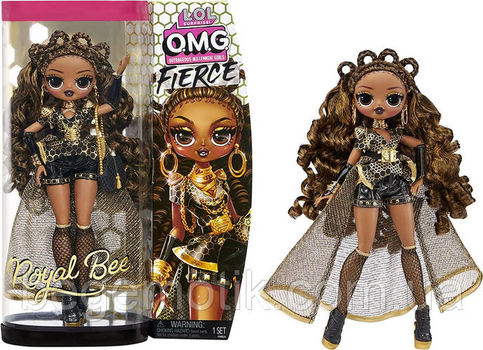 Набор с большой куклой ЛОЛ ОМГ Королева Пчёлка LOL Surprise OMG Fierce ...