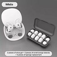 Многоразовые силиконовые беруши 1 пара + Полиуретановые 5 пар + Контейнеры XOD-23Y. Беруши противошумные