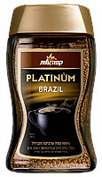 Кофе Plainum Бразилия растворимый гранулированный Фирмы ELINTE Израиль(200.грамм))