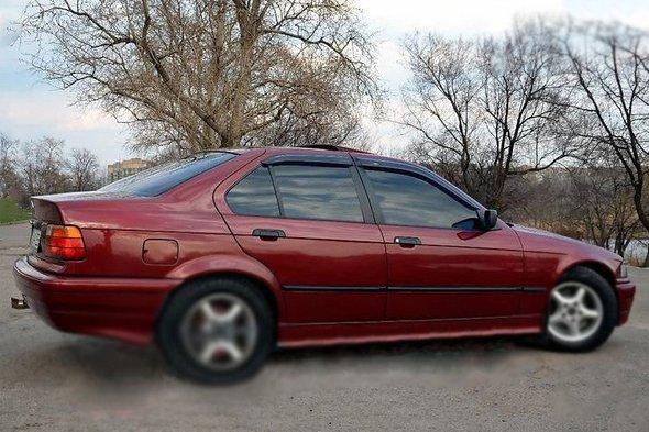 Дефлектори вікон (вітровики) BMW seria 3 1991-1998 (E36) Sedan 4шт(HIC)