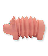 Іграшка для собак Outward Hound Accordionz Pig (Свинка-акордеон) рожевий 19 см (oh68092)