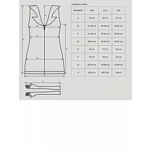 Сукня медсестри OBSESSIVE + еротичний стетоскоп медичний костюм халатик S/M, фото 6