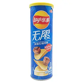 Чіпсі Lay's Stax Brised Pork (Тушкована Свініна) 90g