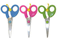 Ножницы детские с ограничителем 3 цвета, KD7010